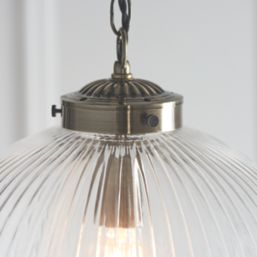 Quay Design Brachium Ceiling Pendant Antique Brass