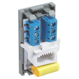 British General  Modular Master Telephone Socket Grey