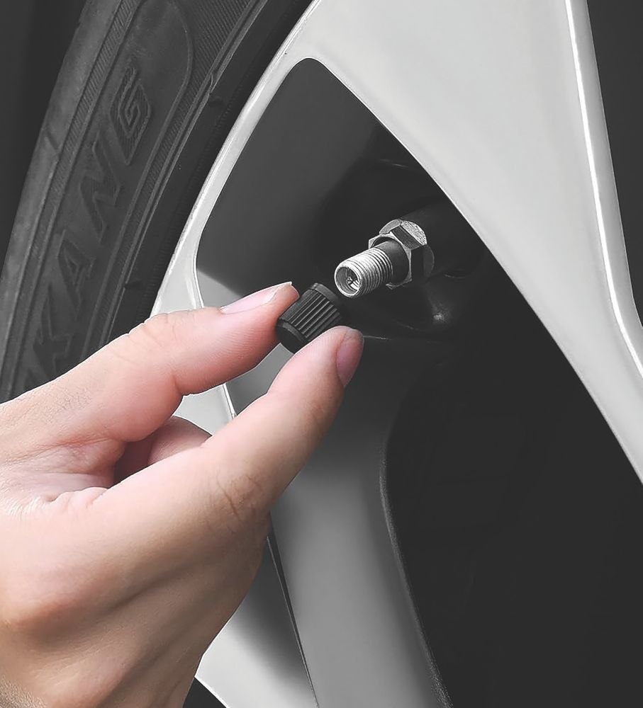 Pearl Consumables Universal Tyre Valve Dust Cap Pack Screwfix