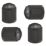 Pearl Consumables Universal Tyre Valve Dust Cap 4 Pack