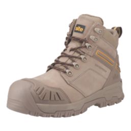 Site Fortress 2.0 Size 11  Stone Waterproof Steel Toe Cap Safety Boots