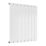 Reina Flat Single 600mm x 588mm 1416BTU White Vertical Designer Radiator