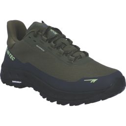 Hi-Tec Alitutude Lite Size 12  Olive Waterproof  Non Safety Trainers