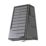 Calex Matera Outdoor LED Solar Up & Down Wall Light Black 85lm