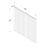 Forest Vertical Board Closeboard  Fence Panels Dark Brown 6' x 5' 6" Pack of 4
