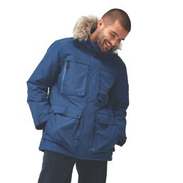 Regatta Volter 5V Li-Ion  Heated Waterproof Parka Jacket Admiral Blue 3X Large 50" Chest - Bare