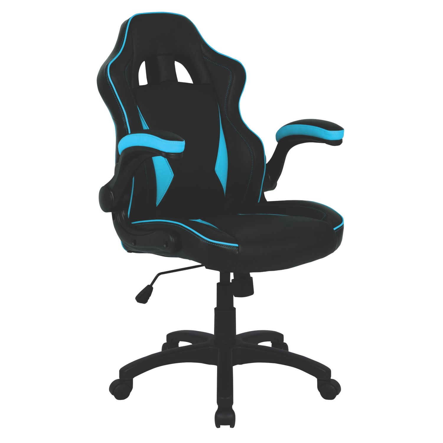 Nautilus Designs Predator High Back Executive Gaming Chair Black/Blue (135PK)