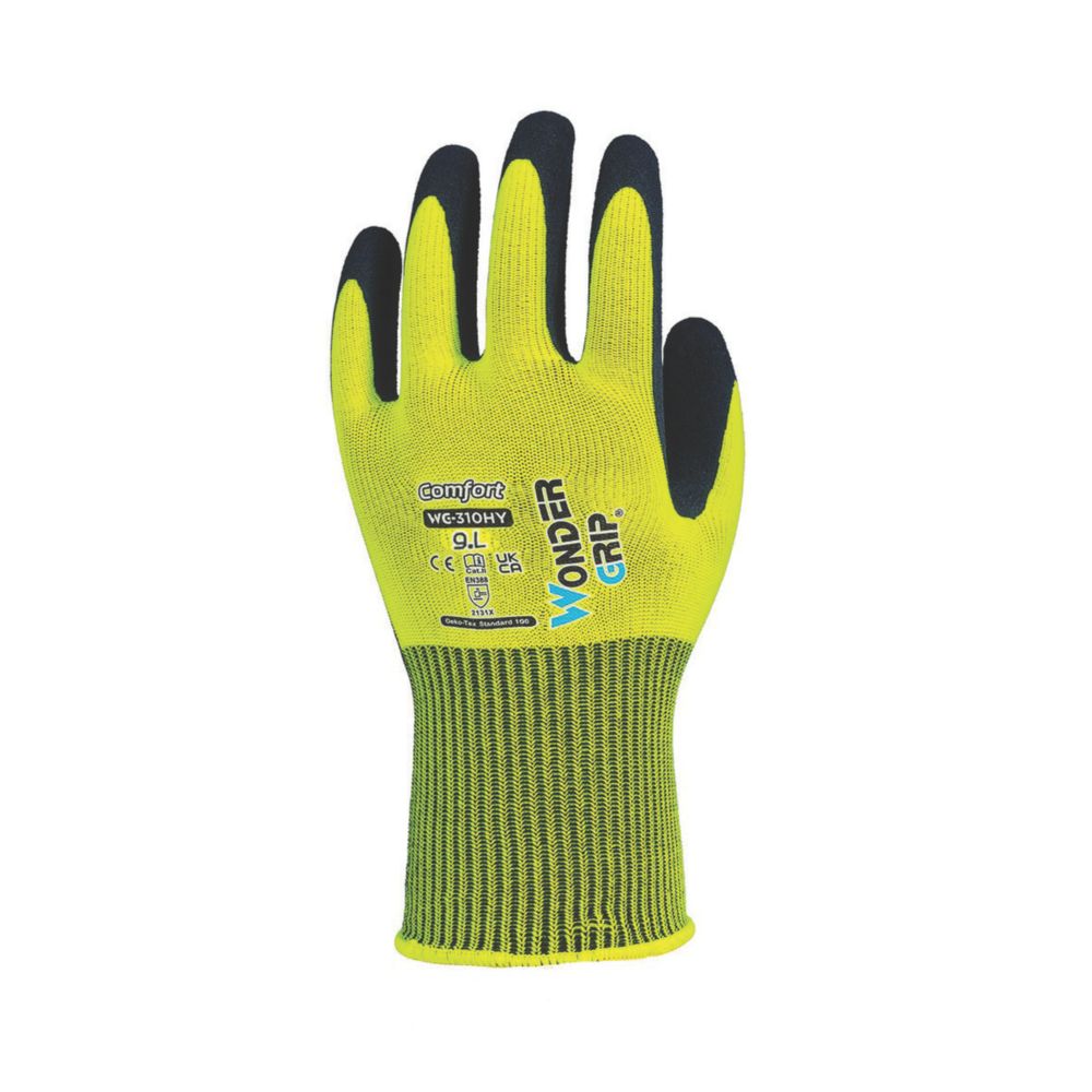 Wonder Grip Comfort Hi-Viz Yellow - WG310H