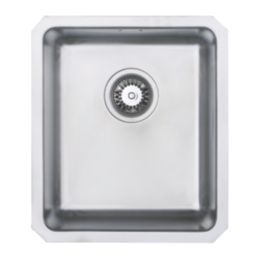 Metis  Light Grey Kitchen Worktop with 1 Bowl Stainless Steel Sink 3050mm x 620mm x 15mm