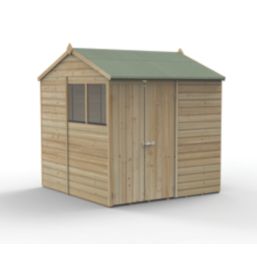 Forest Beckwood 7' x 7' (Nominal) Reverse Apex Shiplap Timber Shed