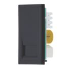 Contactum Media Modular Master Telephone Socket Black