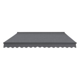 Greenhurst Grosvenor Deluxe Easy-Fit Awning Grey 3m x 2m