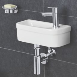 Grohe Euro Ceramic Micro Wall-Hung Washbasin 1 Tap Hole 370mm