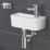 Grohe Euro Ceramic Micro Wall-Hung Washbasin 1 Tap Hole 370mm
