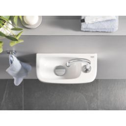 Grohe Euro Ceramic Micro Wall-Hung Washbasin 1 Tap Hole 370mm