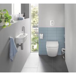 Grohe Euro Ceramic Micro Wall-Hung Washbasin 1 Tap Hole 370mm