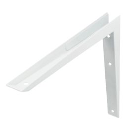 Hi Load Mitred  Shelf Brackets White 300mm x 300mm 10 Pack