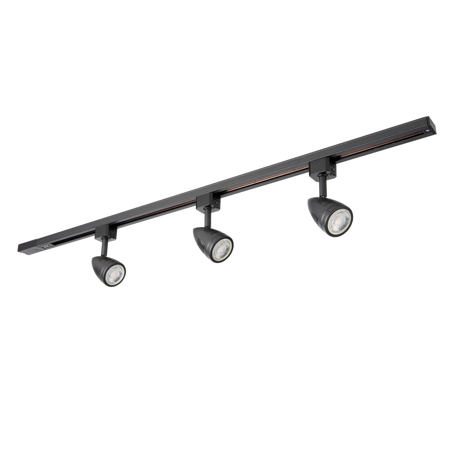 Saxby Bullett 1-Circuit Track Spotlight Kit 1m Matt Black (135VX)