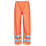 Site Huske Hi-Vis Over Trousers Elasticated Waist Orange X Large 27" W 45" L