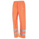 Site Huske Hi-Vis Over Trousers Elasticated Waist Orange X Large 28" W 31" L