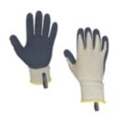 ClipGlove Bamboo Fibre   Bamboo Gardening Gloves Navy / Cream Medium