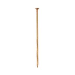 Goldscrew  PZ Double-Countersunk Thread Cutting Multipurpose Screws 6mm x 150mm 50 Pack