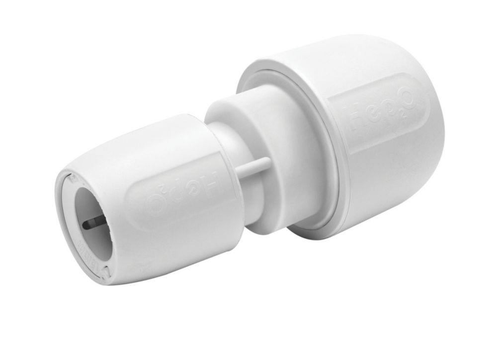 Hep2O  Plastic Push-Fit Reducing Coupler 22mm x 15mm