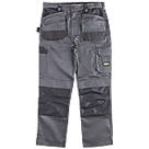 Site Jackal Work Trousers Grey / Black 38" W 34" L