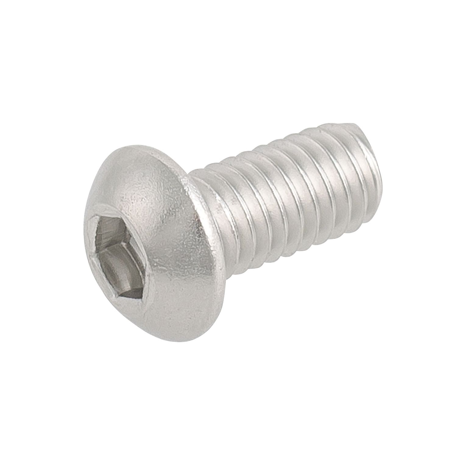 Easyfix Button Head Socket Screws A2 Stainless Steel M6 x 12mm 50 Pack (1361T)