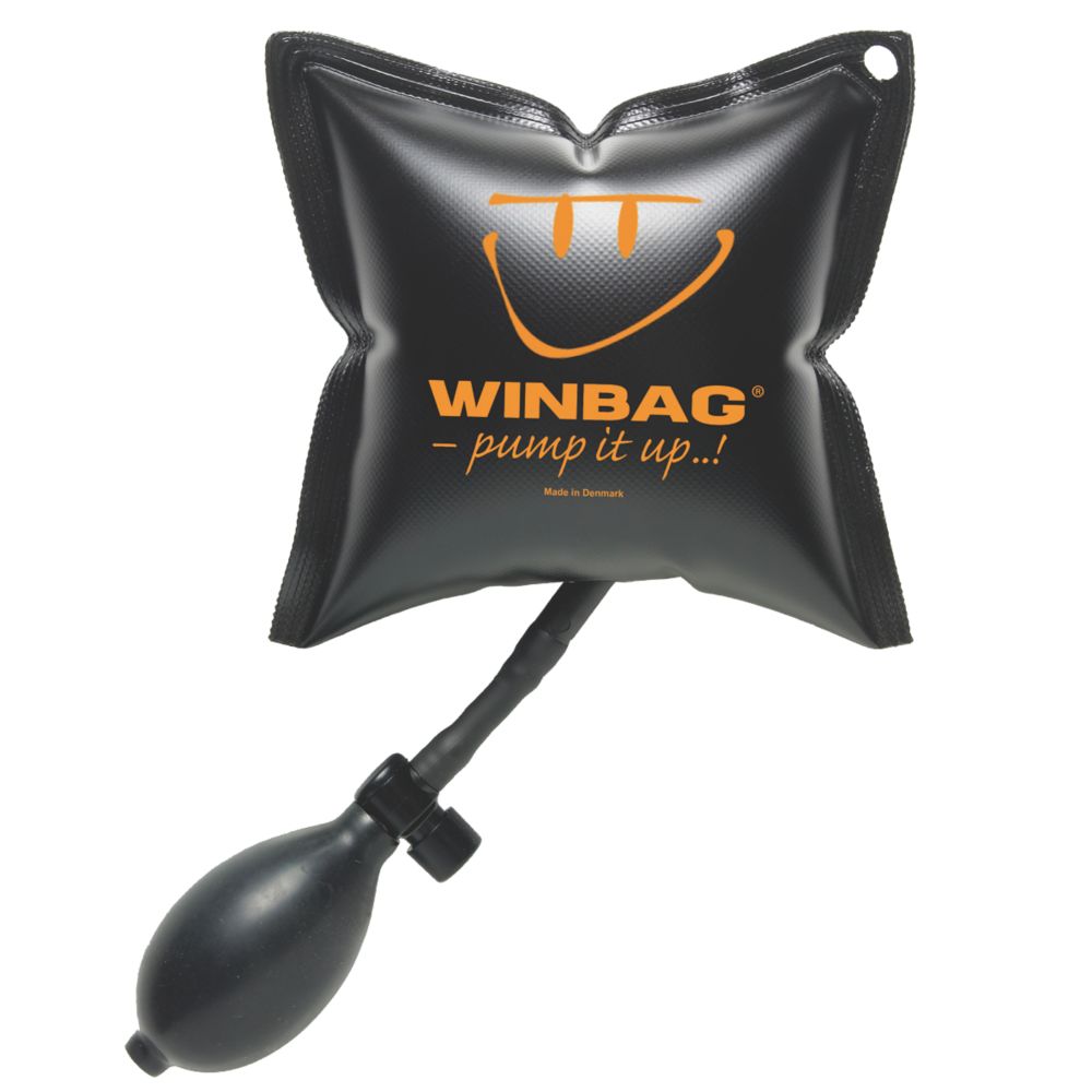 Air Wedge Bag Kit, 3 Piece Commercial Grade Air Wedge Bag Pump