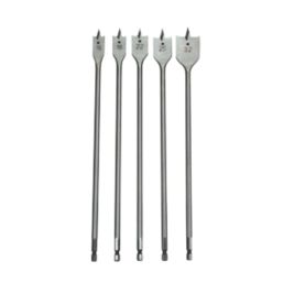 Makita 300mm Flat Wood Bit Set 5 Pcs Screwfix