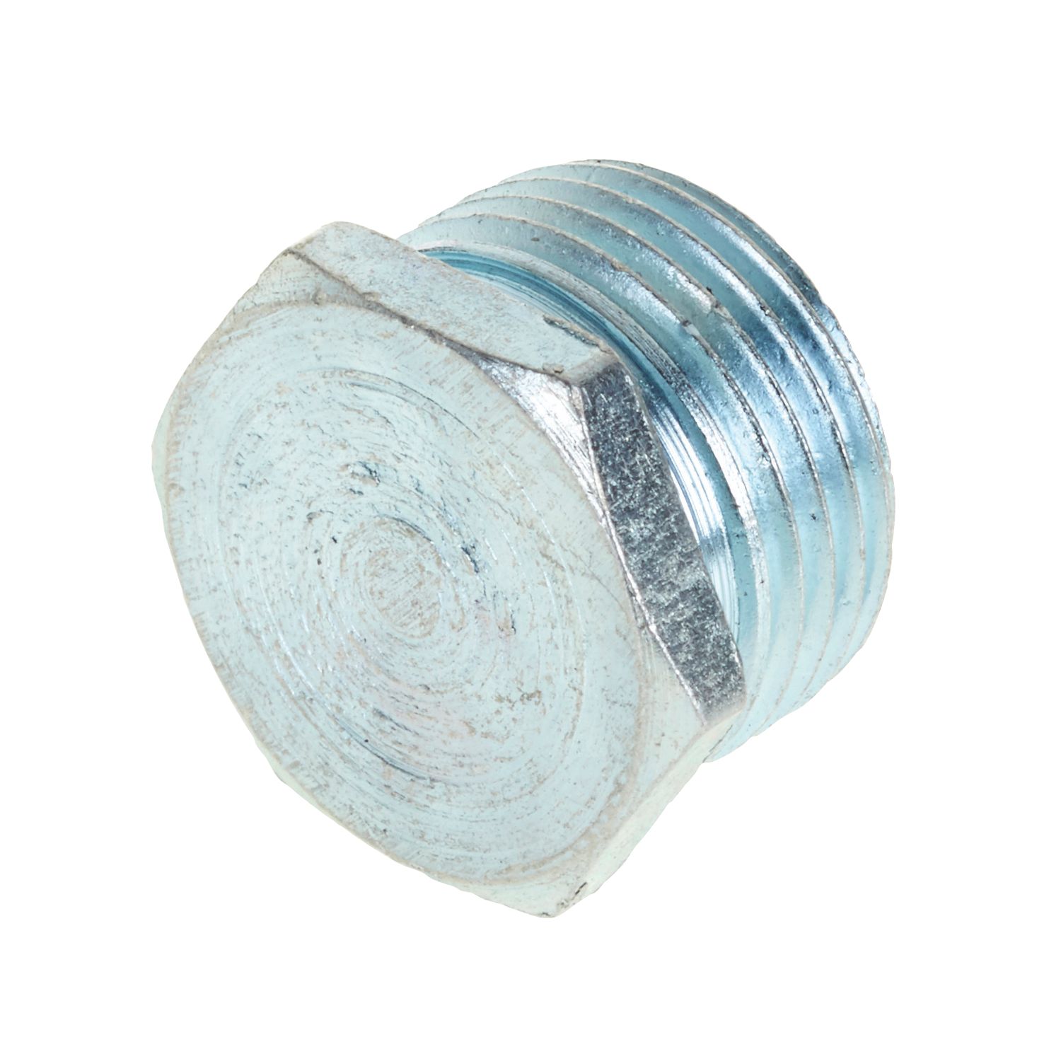 Deta Bright Zinc-Plated Hex Plugs 20mm 10 Pack (1367J)