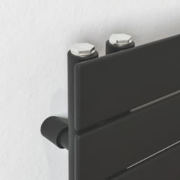 Ximax 1495mm x 600mm 2048BTU Black Flat Electric Towel Radiator