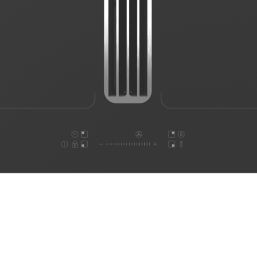 Cooke & Lewis  Induction Flexi Vented Hob Black 590mm