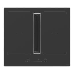 Cooke & Lewis  Induction Flexi Vented Hob Black 590mm