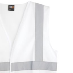 Pro RTX High Visibilty  Waistcoat White Large 44" Chest