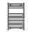 Flomasta 800mm x 500mm 1239BTU Anthracite Flat  Towel Radiator