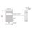 Flomasta 800mm x 500mm 1239BTU Anthracite Flat  Towel Radiator
