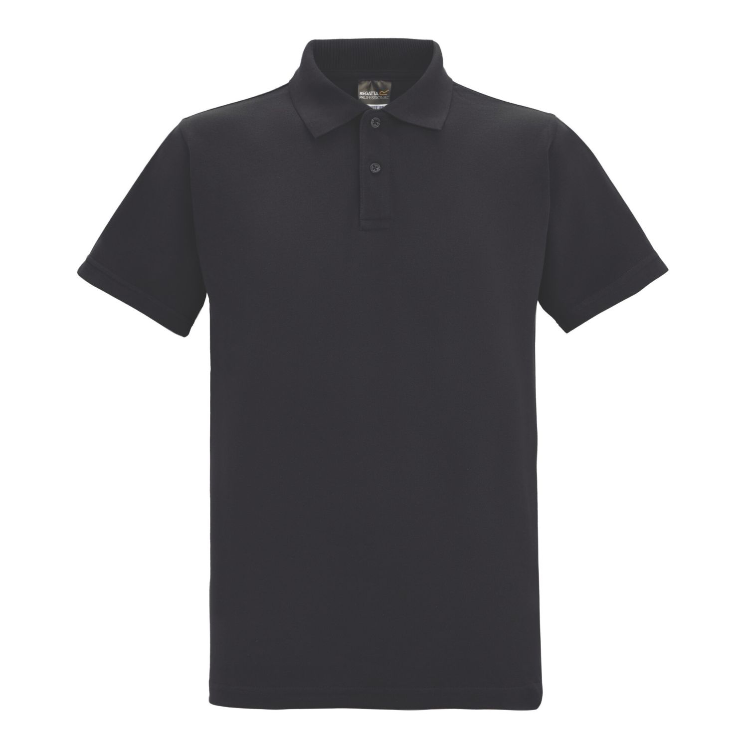 Regatta Pro 50 / 50 Pique Polo Shirt Black 4X Large 56.7" Chest (136AV)