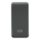 Knightsbridge 'HOB' Switch Cover Anthracite