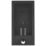 Sylvania Yourhome Sylwall Lumina Outdoor Aluminium & Glass Wall Light With PIR Sensor Black