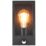 Sylvania Yourhome Sylwall Lumina Outdoor Aluminium & Glass Wall Light With PIR Sensor Black