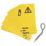 Essentials 'Warning' Safety Maintenance Tags 10 Pack
