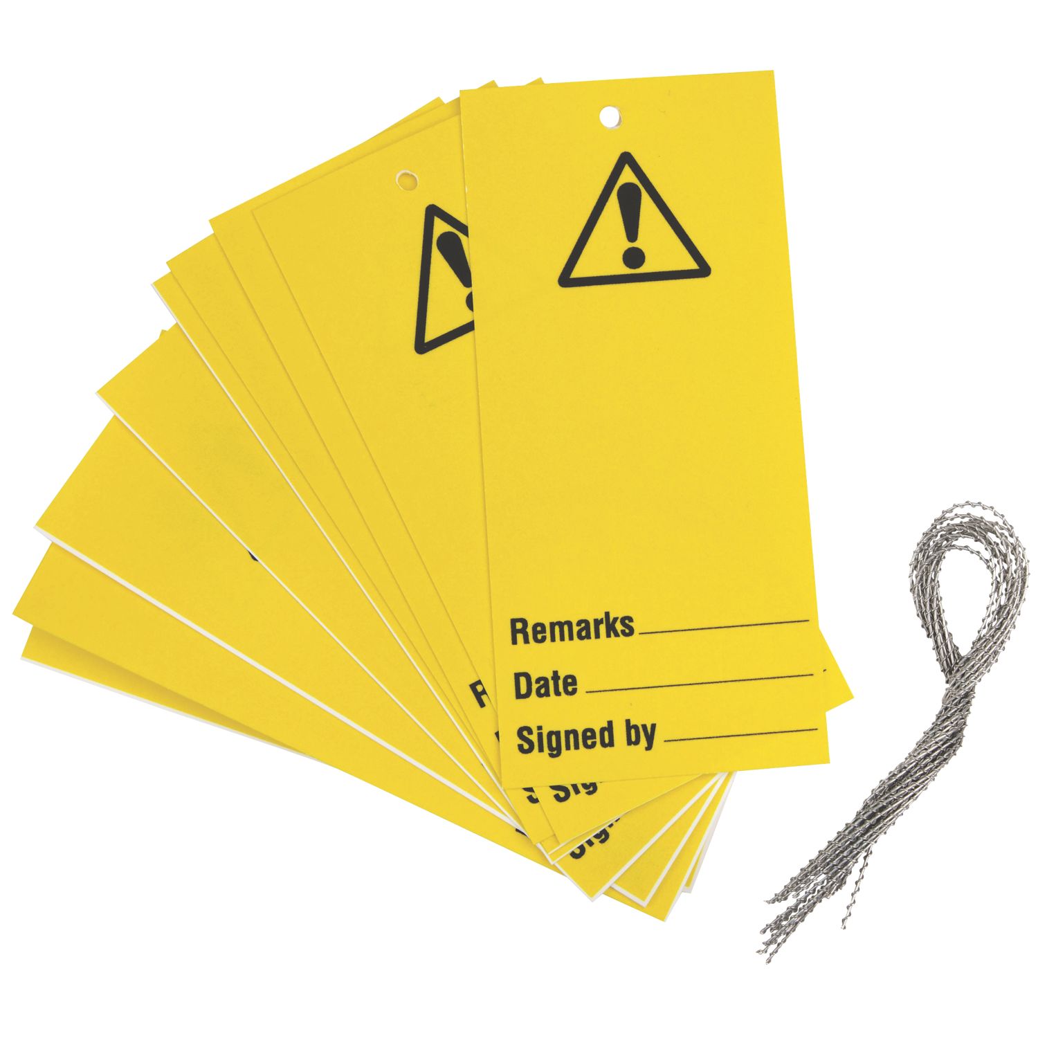 Essentials 'Warning' Safety Maintenance Tags 10 Pack (136FX)