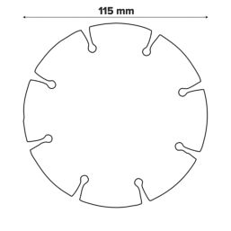 Bosch  Masonry Eco for Universal Diamond Cutting Disc 115mm x 22.23mm