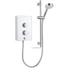 Mira Decor White/Chrome 8.5kW  Manual Electric Shower
