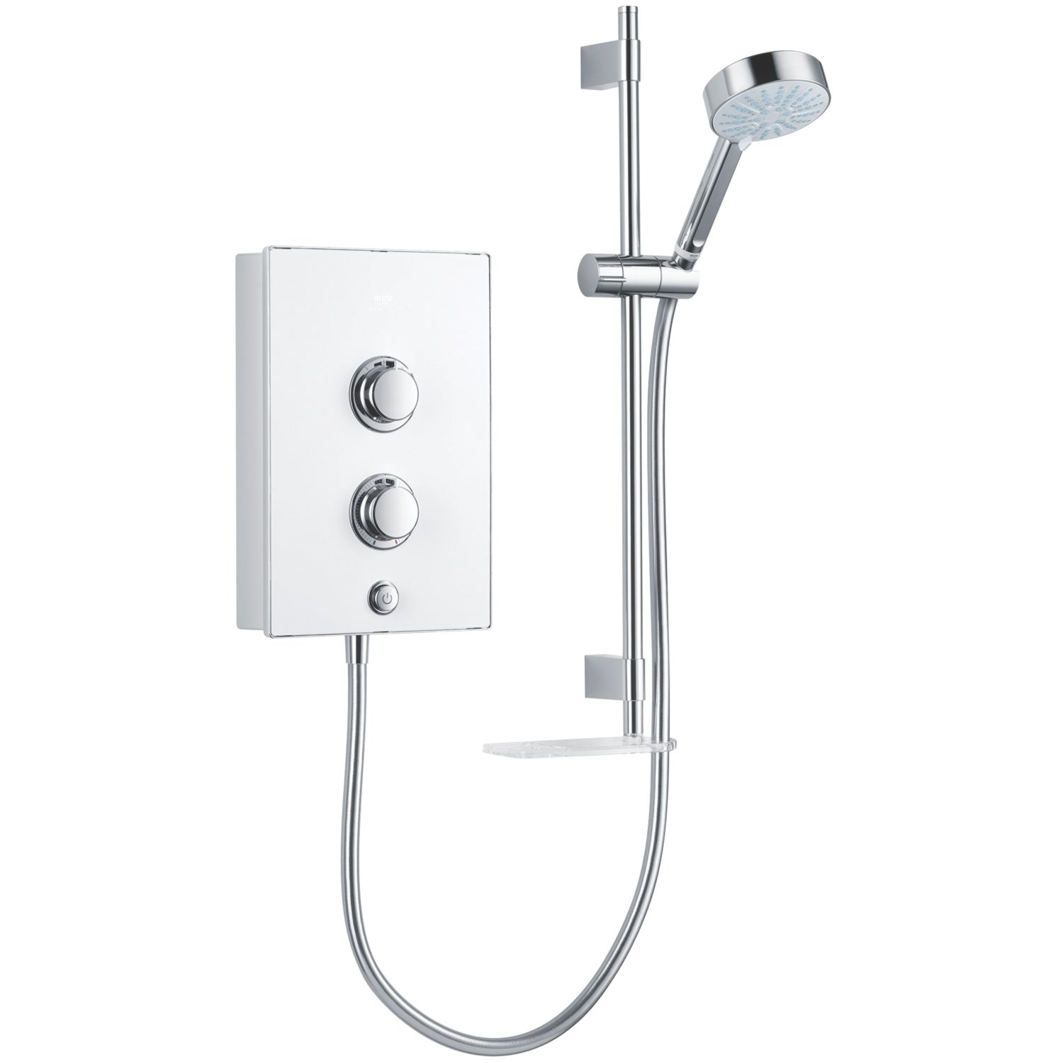 Mira Decor White/Chrome 8.5kW Manual Electric Shower (136GV)