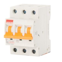 Contactum Defender 25A TP C Curve 3-Phase MCB
