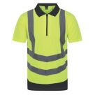 Regatta Pro Hi-Vis Polo Shirt Yellow/Navy Medium 40" Chest