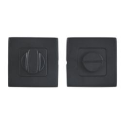 Eclipse  Standard WC Thumbturn Set Matt Black 52mm